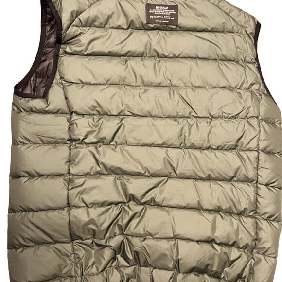 Ecoalf Puffer Vest Lightweight‎ Packable Olive Green Full Zip Size M - Picture 2 of 4